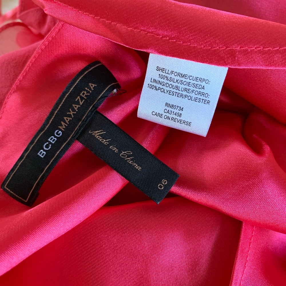 Cute Pink Ruffle Mini Dress - Picture 5 of 5